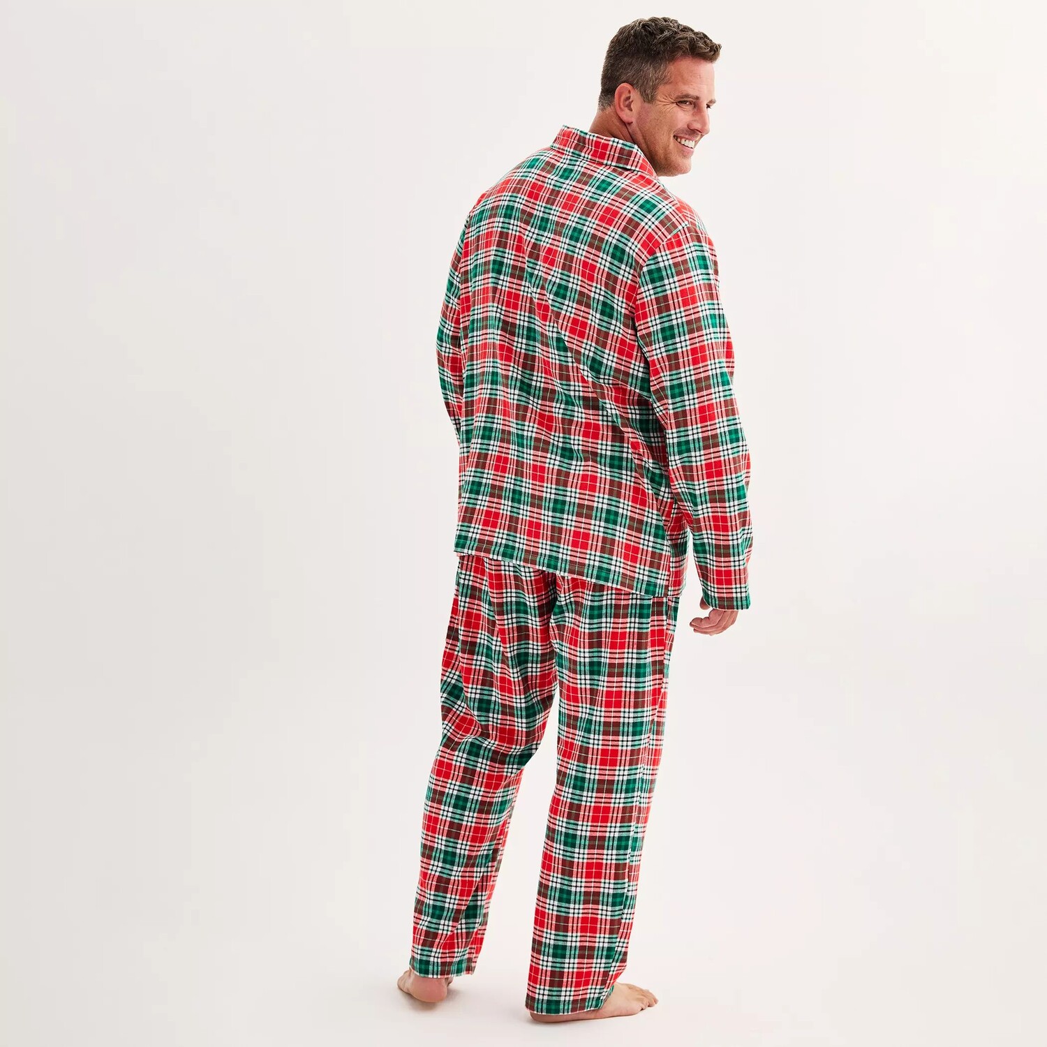 Пижамный комплект Big & Tall Merry & Bright в клетку с открытым низом и верхом Jammies For Your Families
Пижамный комплект Big & Tall Merry & Bright в клетку с открытым низом и верхом Jammies For Your Families