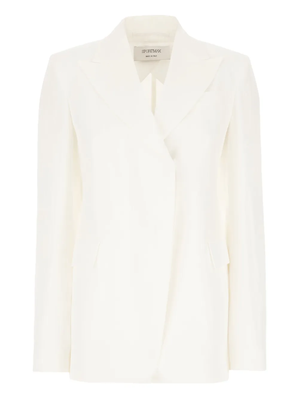 Двубортный пиджак SPORTMAX, белый
Двубортный пиджак SPORTMAX, белый