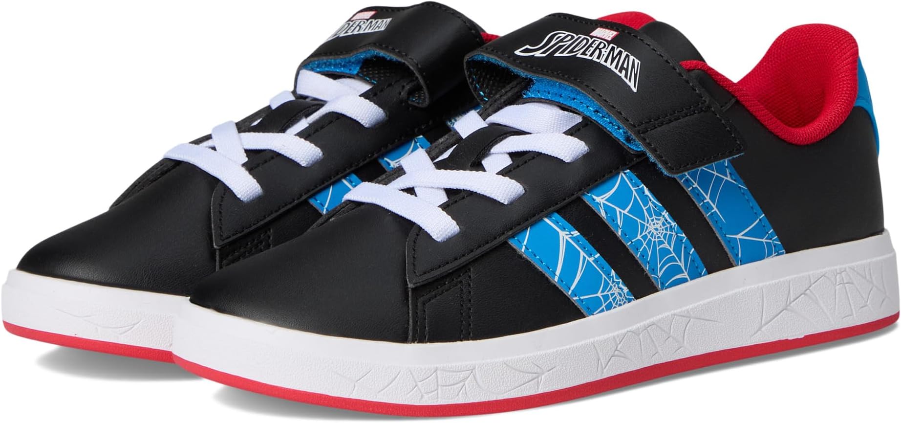 Кроссовки Adidas Kids Marvel Spider-Man Grand Court Shoes, Black/Bright Blue/Pure Ruby
Кроссовки Adidas Kids Marvel Spider-Man Grand Court Shoes, Black/Bright Blue/Pure Ruby
