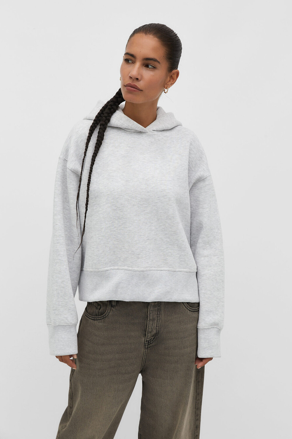 Базовая толстовка с капюшоном Stradivarius, серый
Базовая толстовка с капюшоном Stradivarius, серый