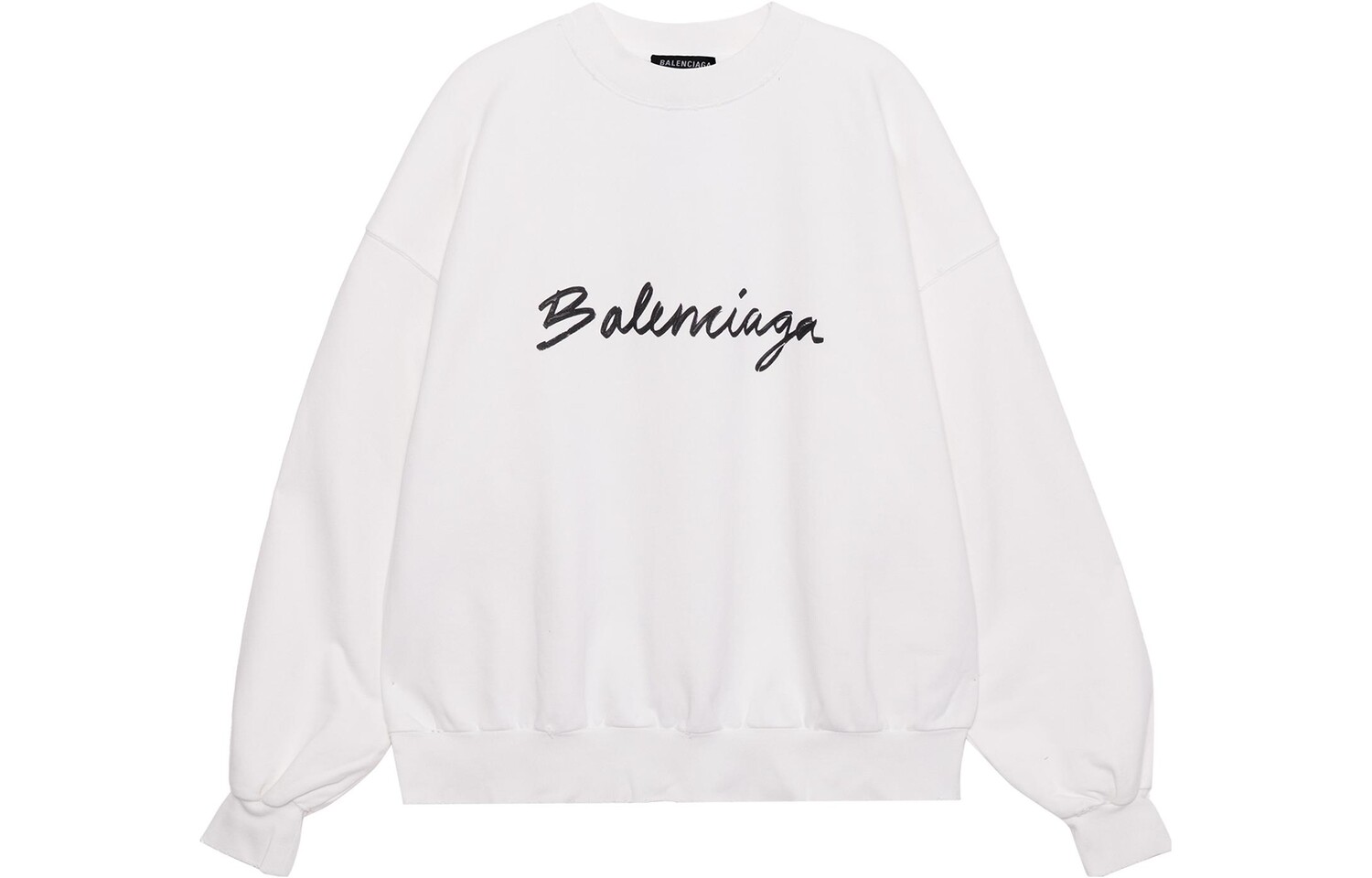 Логотип Script Crewneck Balenciaga, белый
Логотип Script Crewneck Balenciaga, белый