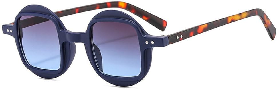 Винтажные круглые двухцветные панк-солнцезащитные очки для мужчин, модные очки для женщин с прозрачными градиентными линзами и заклепками, солнцезащитные очки UV400 HHZZYVY, Blue Gray Blue
Винтажные круглые двухцветные панк-солнцезащитные очки для мужчин, модные очки для женщин с прозрачными градиентными линзами и заклепками, солнцезащитные очки UV400 HHZZYVY, Blue Gray Blue