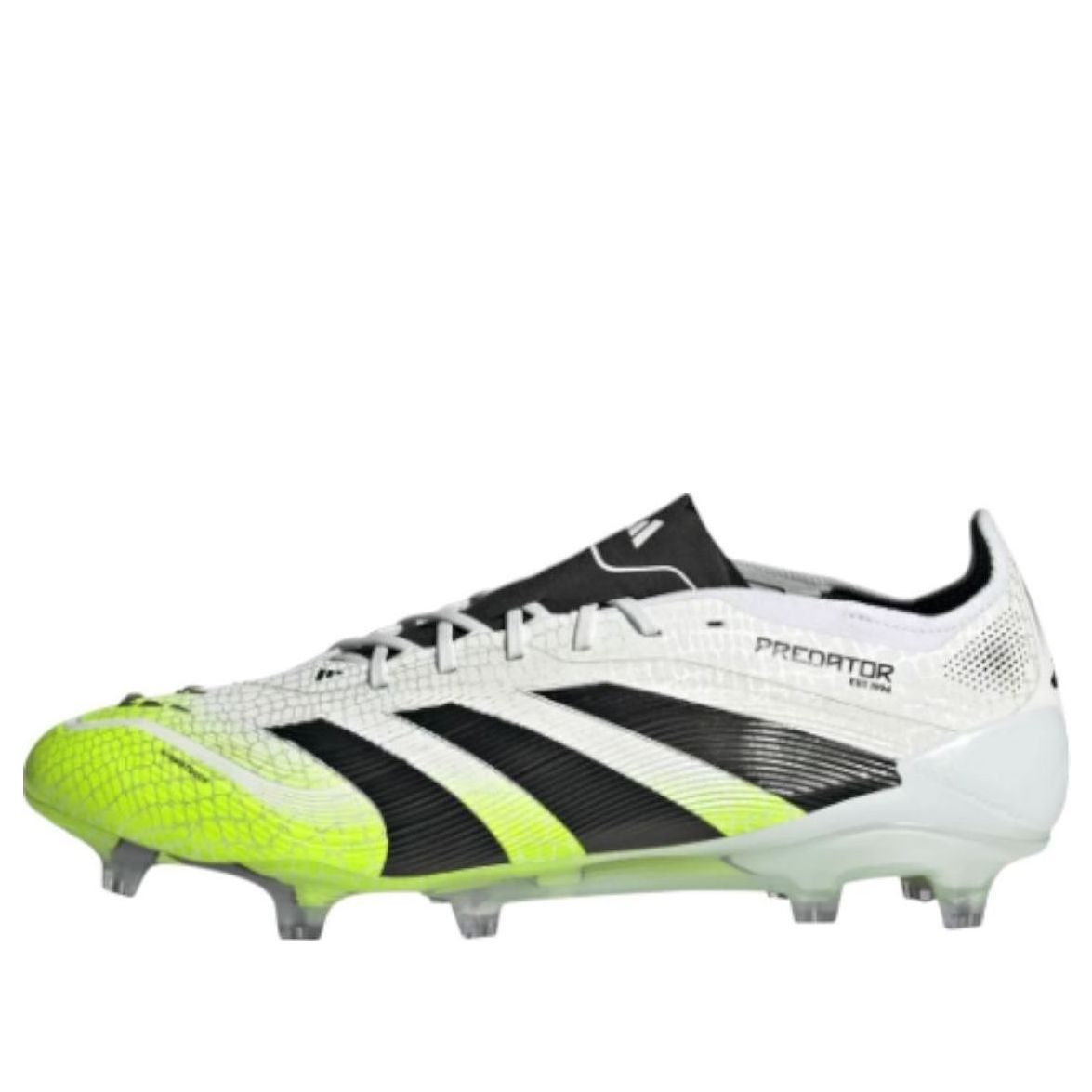 Кроссовки adidas Predator Elite FG 'Cloud White Black Lucid Lemon'
Кроссовки adidas Predator Elite FG 'Cloud White Black Lucid Lemon'