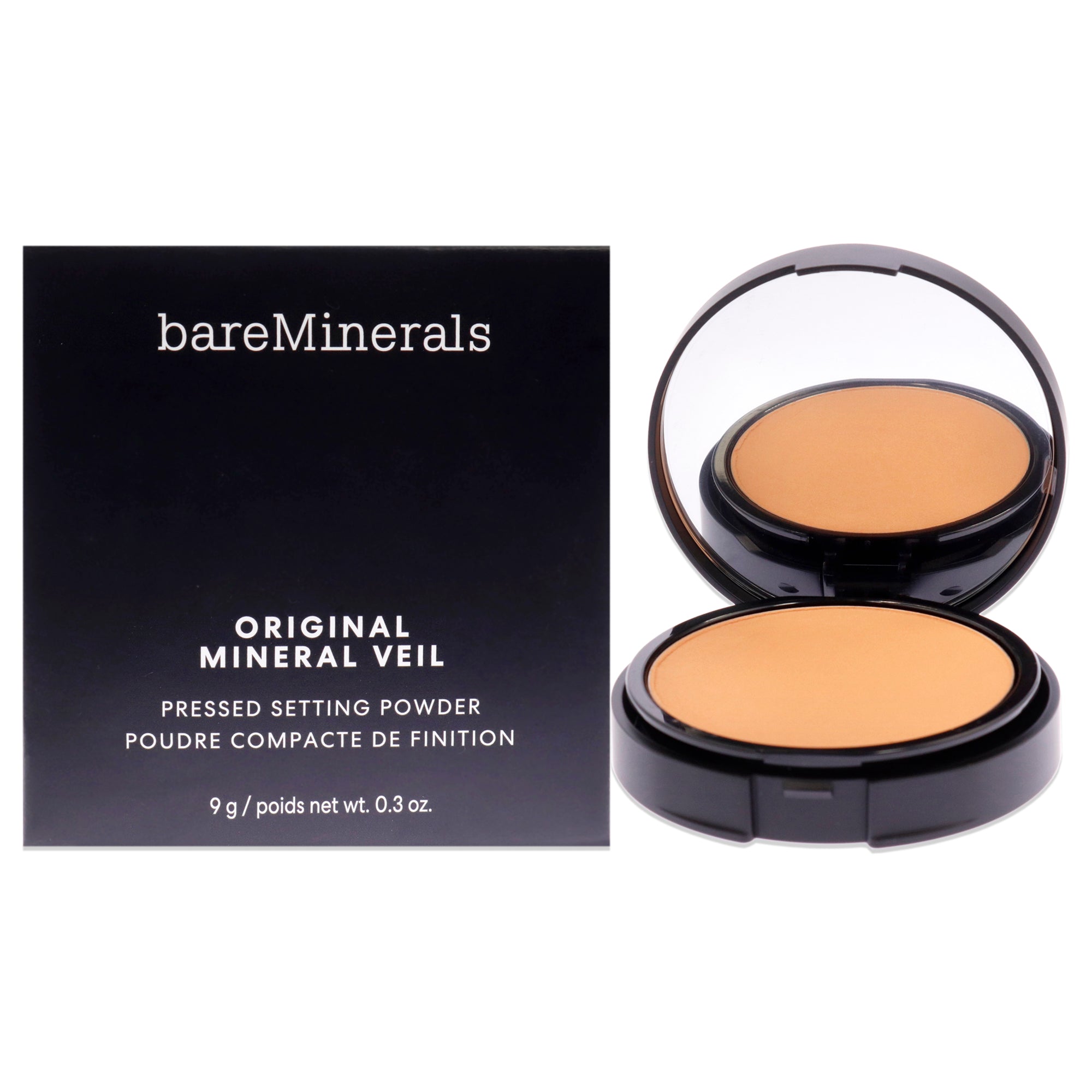 Оригинальная прессованная фиксирующая пудра Mineral Veil - Sheer Tan от bareMinerals для женщин - 0,3 унции, прозрачный
Оригинальная прессованная фиксирующая пудра Mineral Veil - Sheer Tan от bareMinerals для женщин - 0,3 унции, прозрачный