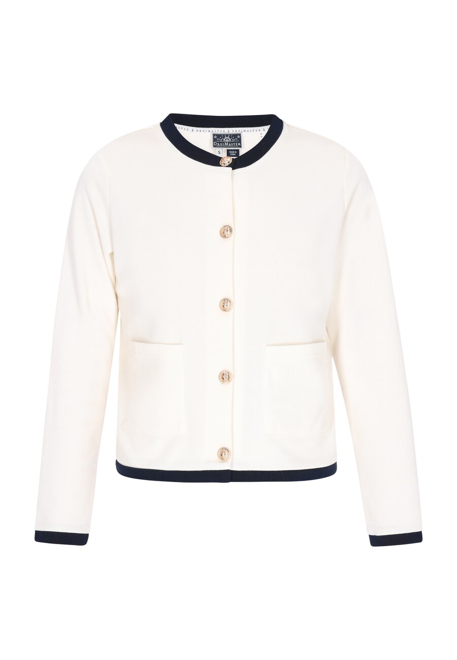 Вязаный кардиган DreiMaster Maritim, белый
Вязаный кардиган DreiMaster Maritim, белый