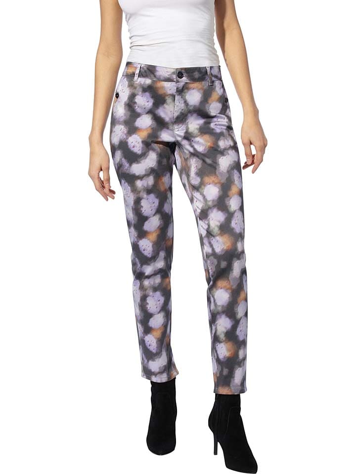 Тканевые брюки Heine Marlenehose, цвет Grau/Lila
Тканевые брюки Heine Marlenehose, цвет Grau/Lila