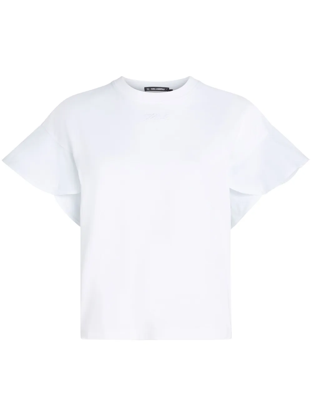 Футболка с оборками KARL LAGERFELD, белый
Футболка с оборками KARL LAGERFELD, белый