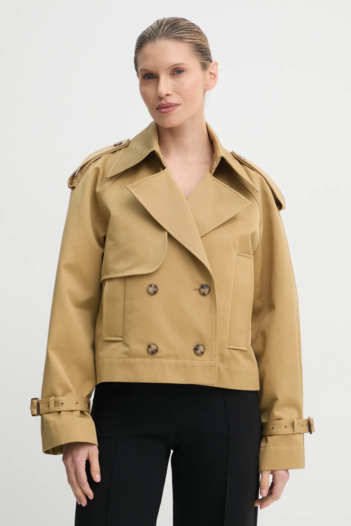 Хлопковый тренчкот Ivy Oak, зеленый
Хлопковый тренчкот Ivy Oak, зеленый