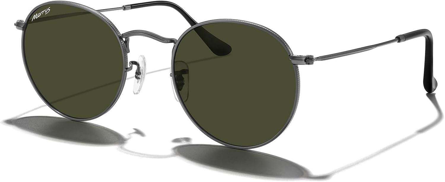 Модные круглые металлические поляризованные солнцезащитные очки MERRY для женщин и мужчин в стиле ретро, классика и винтаж, модель S6447 MERRY'S, Gunmetal Frame/G15 Lens
Модные круглые металлические поляризованные солнцезащитные очки MERRY для женщин и мужчин в стиле ретро, классика и винтаж, модель S6447 MERRY'S, Gunmetal Frame/G15 Lens