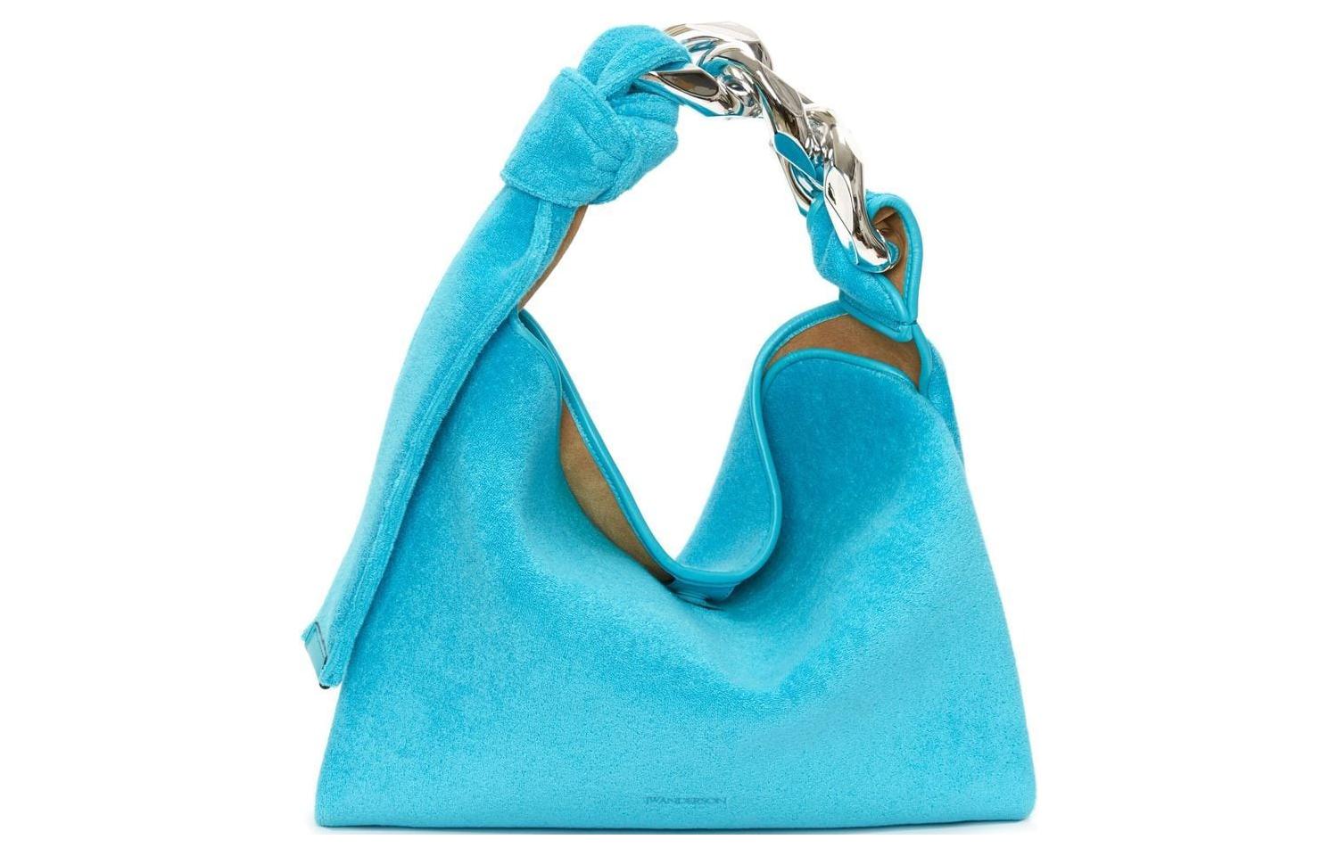 Сумка женская наплечная из овчины JW Anderson синяя
Сумка женская наплечная из овчины JW Anderson синяя