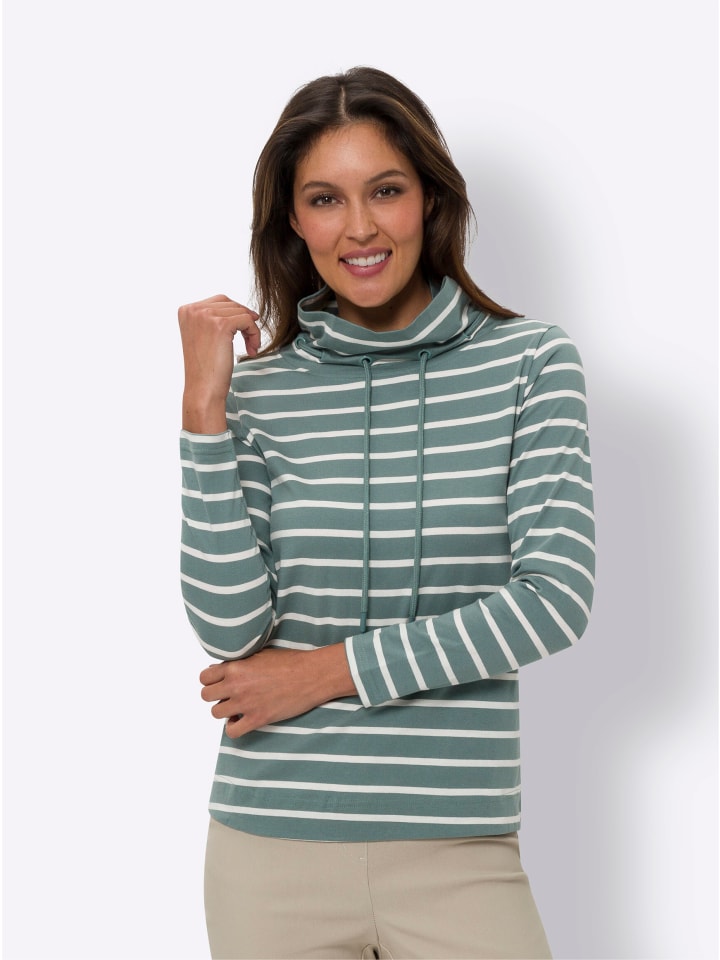 Рубашка с длинными рукавами в нефритовую полоску Sieh an!
Рубашка с длинными рукавами в нефритовую полоску Sieh an!