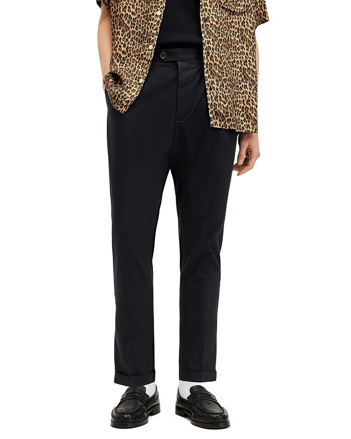 Брюки стандартного кроя ALLSAINTS Tallis с манжетами, черный
Брюки стандартного кроя ALLSAINTS Tallis с манжетами, черный