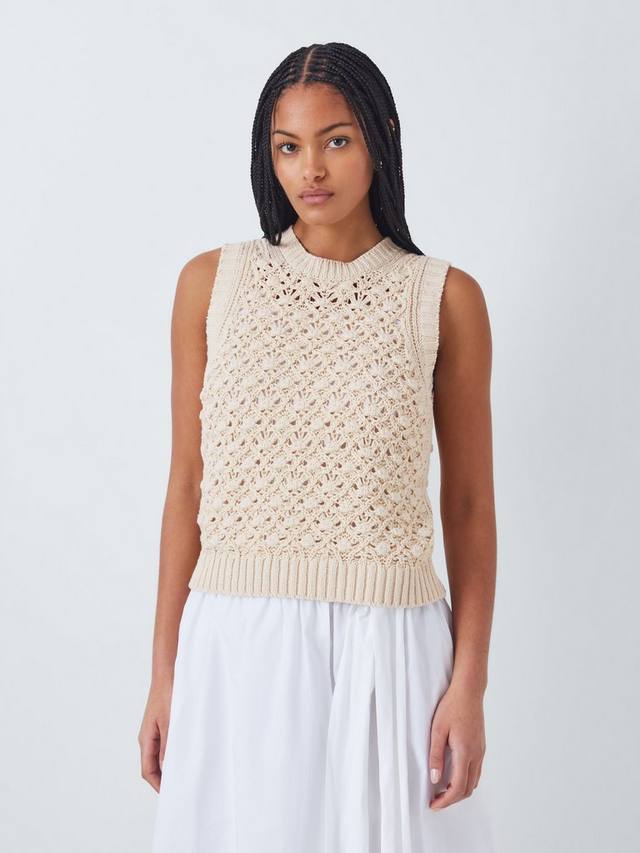 Льняная майка pointelle в богатом деревенском стиле John Lewis, кремовый
Льняная майка pointelle в богатом деревенском стиле John Lewis, кремовый