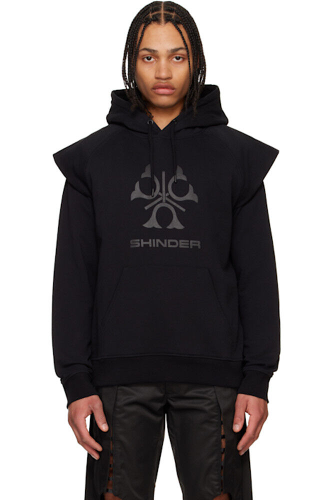 Черная толстовка с капюшоном в стиле фольклор Olly Shinder
Черная толстовка с капюшоном в стиле фольклор Olly Shinder