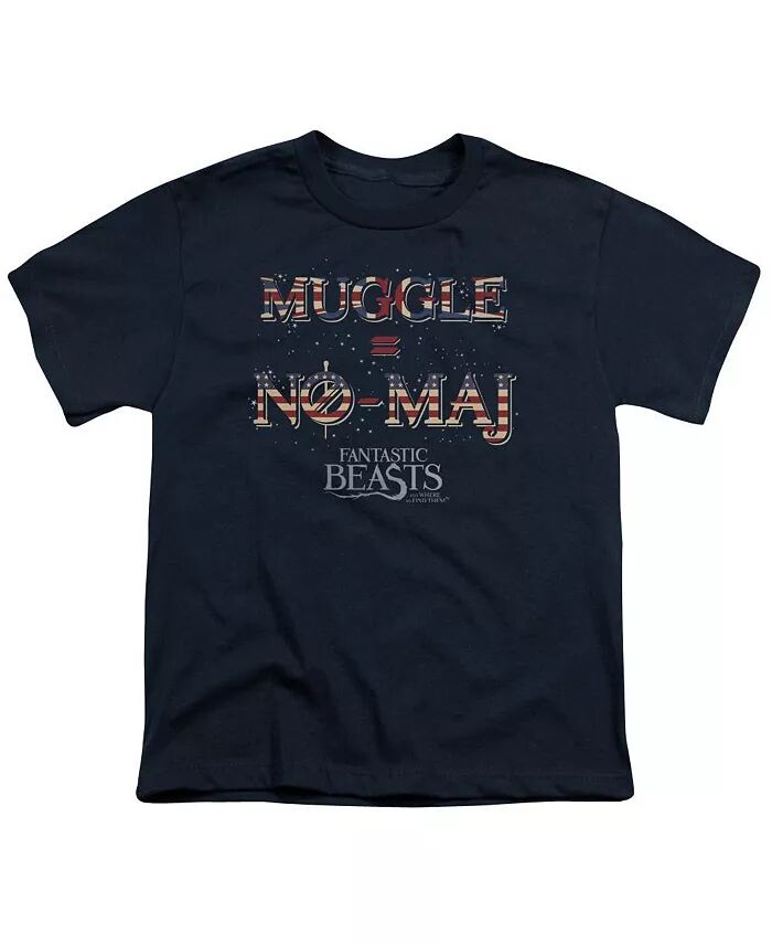 Футболка с коротким рукавом для мальчиков Uk Us No Maj Fantastic Beasts, синий
Футболка с коротким рукавом для мальчиков Uk Us No Maj Fantastic Beasts, синий