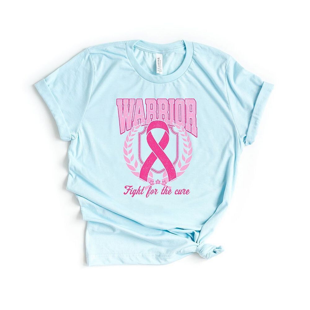 Розовая футболка с короткими рукавами и графическим принтом Ribbon Warrior Simply Sage Market, цвет Ice Blue