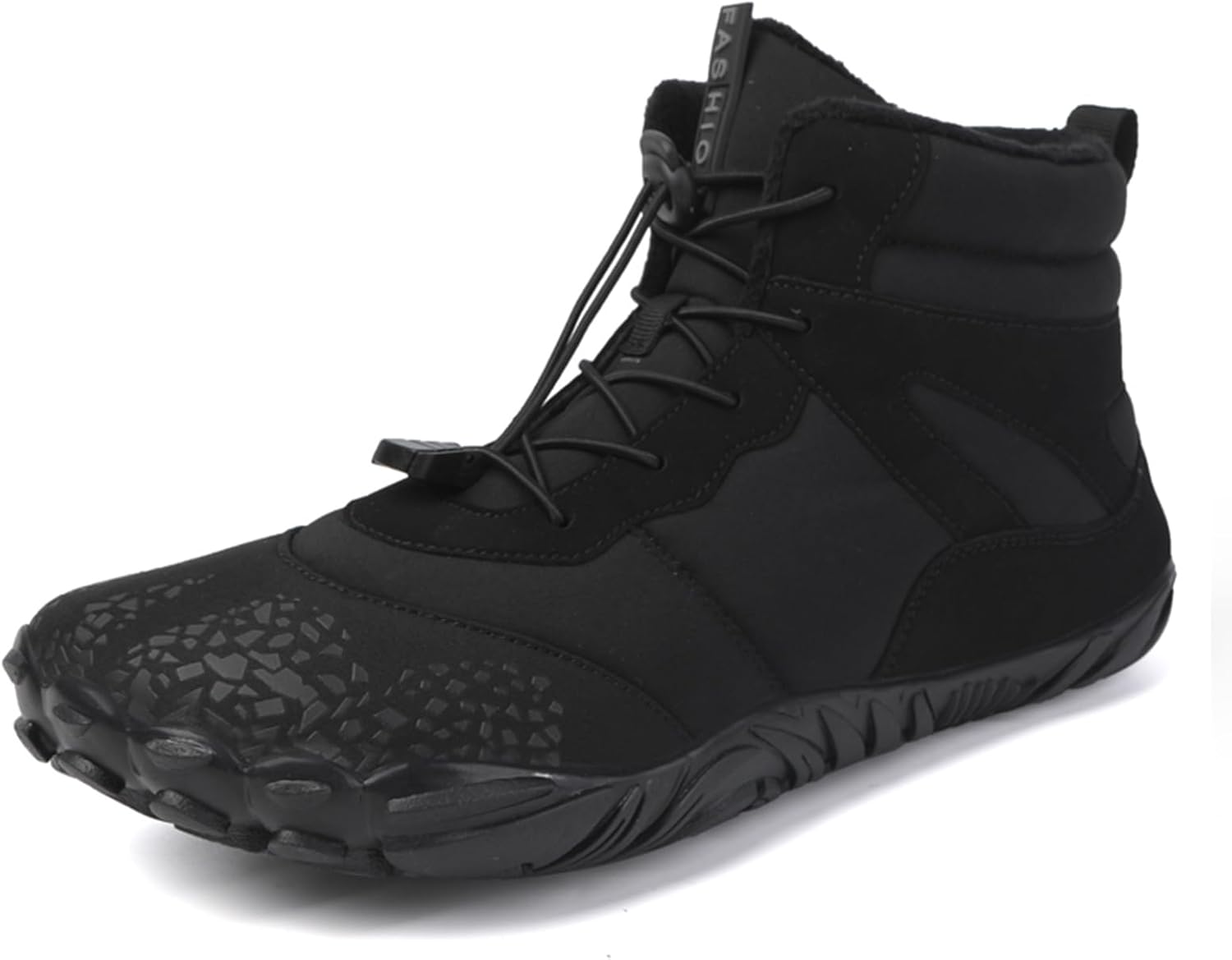 Кроссовки Tongzone с широкой носочной частью для мужчин и женщин, с меховой подкладкой, подошва с нулевым перепадом, высокие, для ходьбы, зимние, черный
Кроссовки Tongzone с широкой носочной частью для мужчин и женщин, с меховой подкладкой, подошва с нулевым перепадом, высокие, для ходьбы, зимние, черный