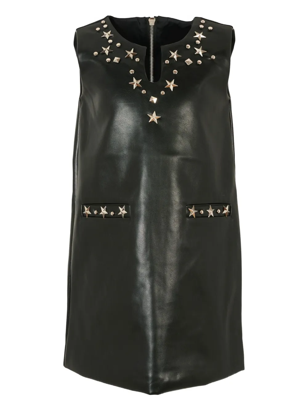 Платье для вечеринки на молнии со звездами John Richmond Junior, черный 
Платье для вечеринки на молнии со звездами John Richmond Junior, черный