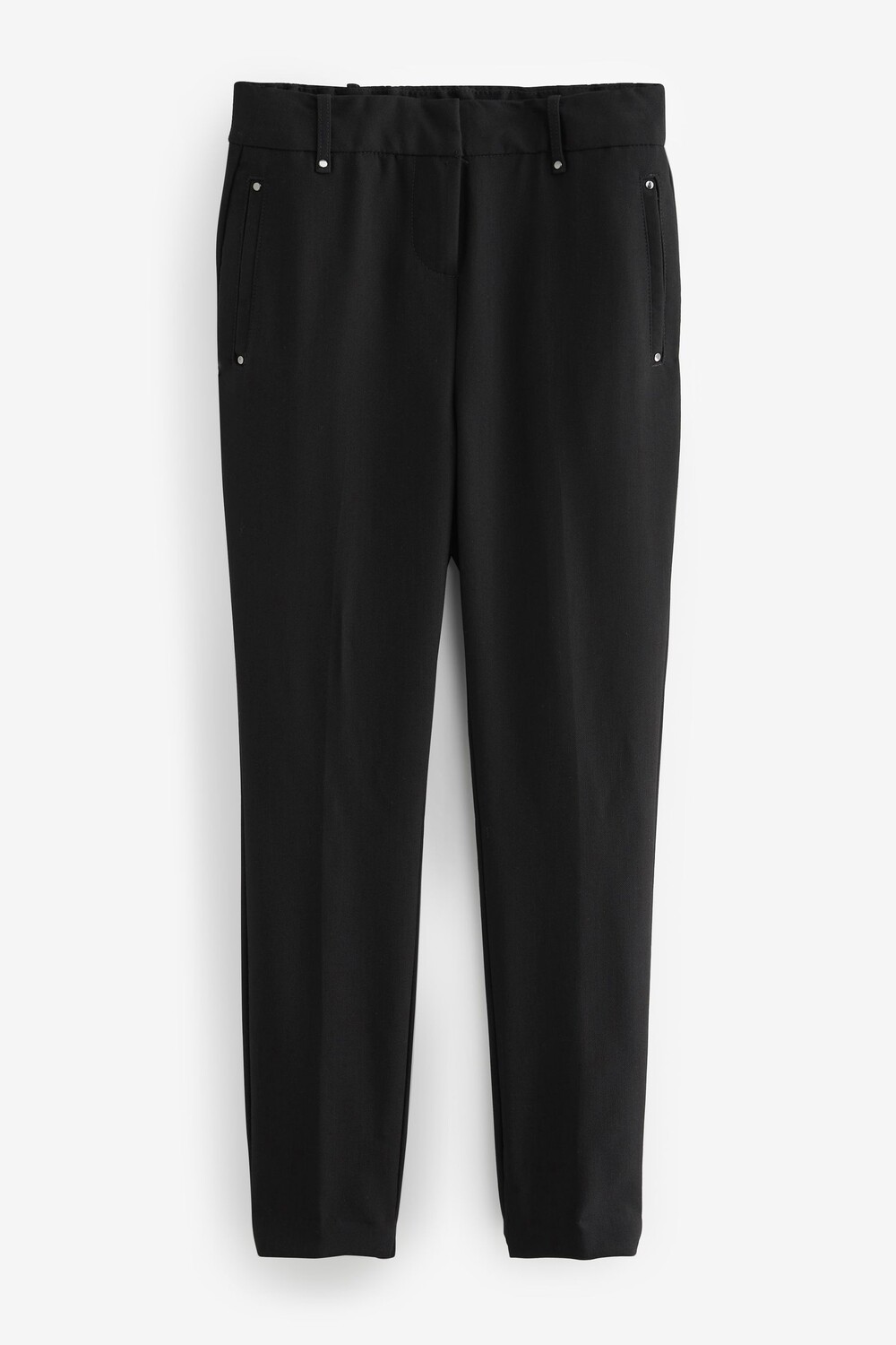 Классические брюки с эластичной спинкой и обтягивающими штанинами Next, черный
Классические брюки с эластичной спинкой и обтягивающими штанинами Next, черный