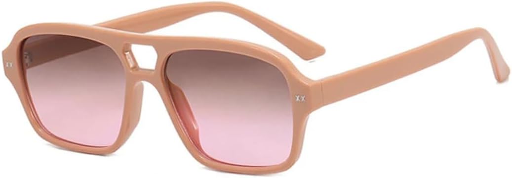 Классические винтажные солнцезащитные очки с двойной перемычкой для женщин и мужчин, ретро-стиль, модные очки для вождения, путешествий, защита от УФ-излучения UV400 VVTWSSW, Pink Tea Pink
Классические винтажные солнцезащитные очки с двойной перемычкой для женщин и мужчин, ретро-стиль, модные очки для вождения, путешествий, защита от УФ-излучения UV400 VVTWSSW, Pink Tea Pink