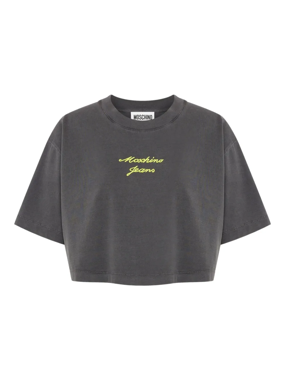 Укороченная футболка с логотипом Moschino Jeans, серый
Укороченная футболка с логотипом Moschino Jeans, серый