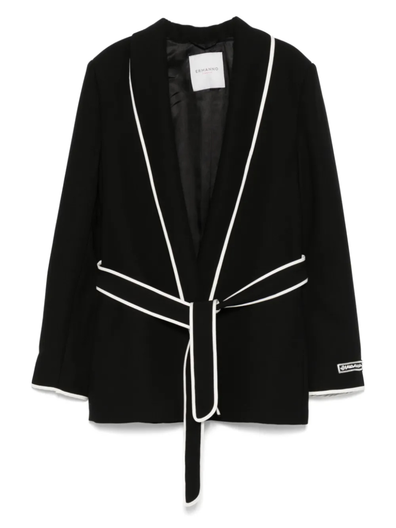 Блейзер с контрастной отделкой ERMANNO FIRENZE, черный
Блейзер с контрастной отделкой ERMANNO FIRENZE, черный