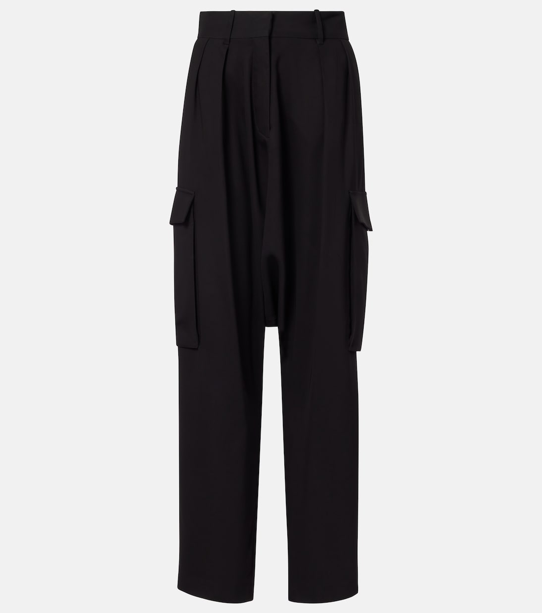 Облегающие карго-штаны с завышенной талией Loewe, черный
Облегающие карго-штаны с завышенной талией Loewe, черный