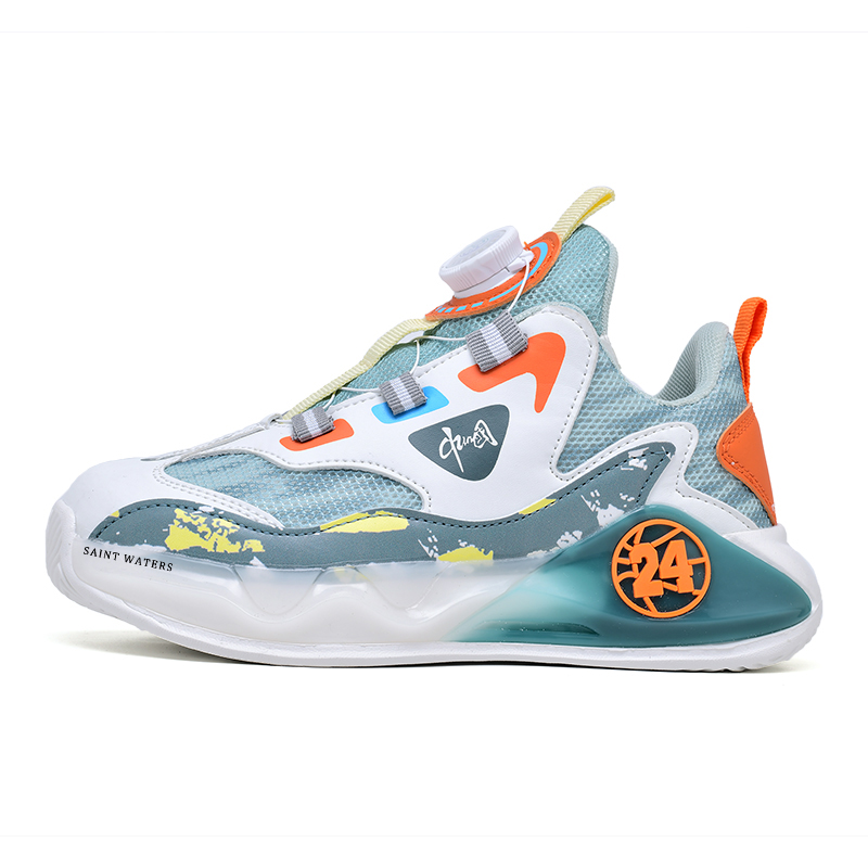 Баскетбольные кроссовки детские дошкольного возраста с нескользящей подошвой и износостойким верхом SAINT WATERS, зеленый
Баскетбольные кроссовки детские дошкольного возраста с нескользящей подошвой и износостойким верхом SAINT WATERS, зеленый