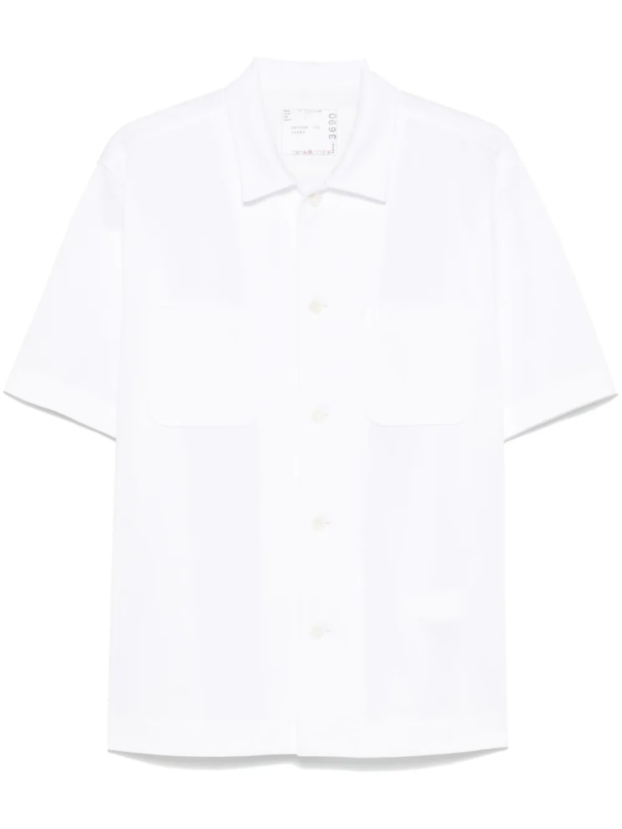 Sacai рубашка на пуговицах, белый
Sacai рубашка на пуговицах, белый