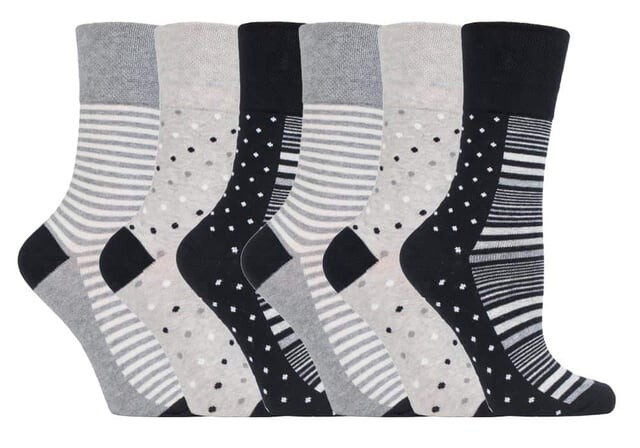 6 пар женских неэластичных носков gg135 Gentle Grip, серый
6 пар женских неэластичных носков gg135 Gentle Grip, серый