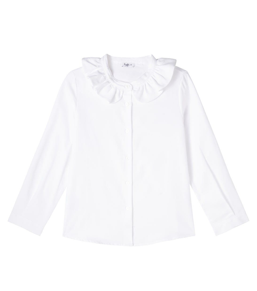 Хлопковая рубашка Il Gufo, белый 
Хлопковая рубашка Il Gufo, белый