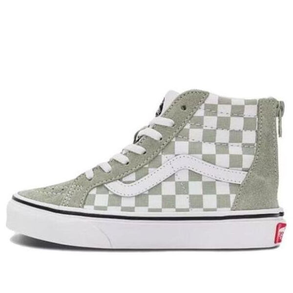 Кроссовки sk8-hi zip shoes 'olive' Vans, зеленый 
Кроссовки sk8-hi zip shoes 'olive' Vans, зеленый