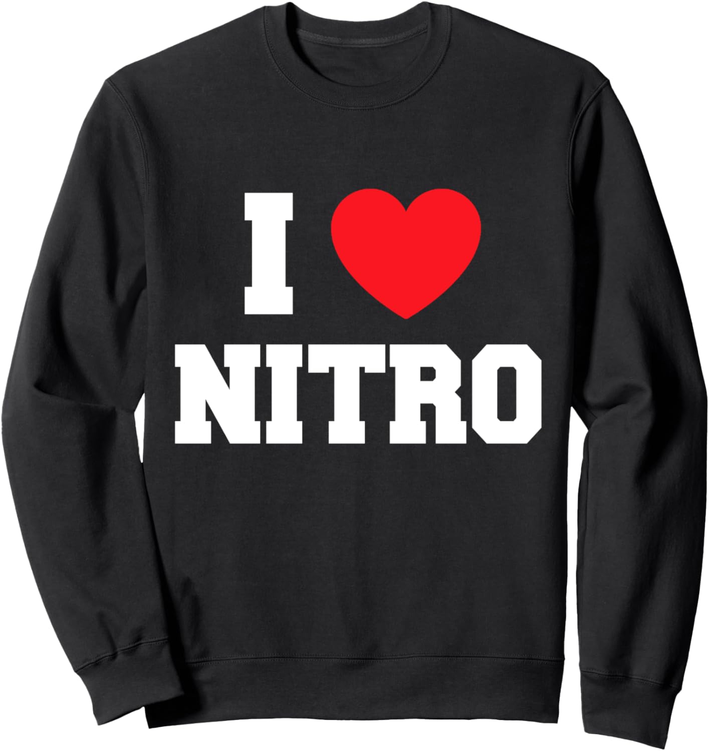 Толстовка Я люблю Nitro My Heart, черный
Толстовка Я люблю Nitro My Heart, черный