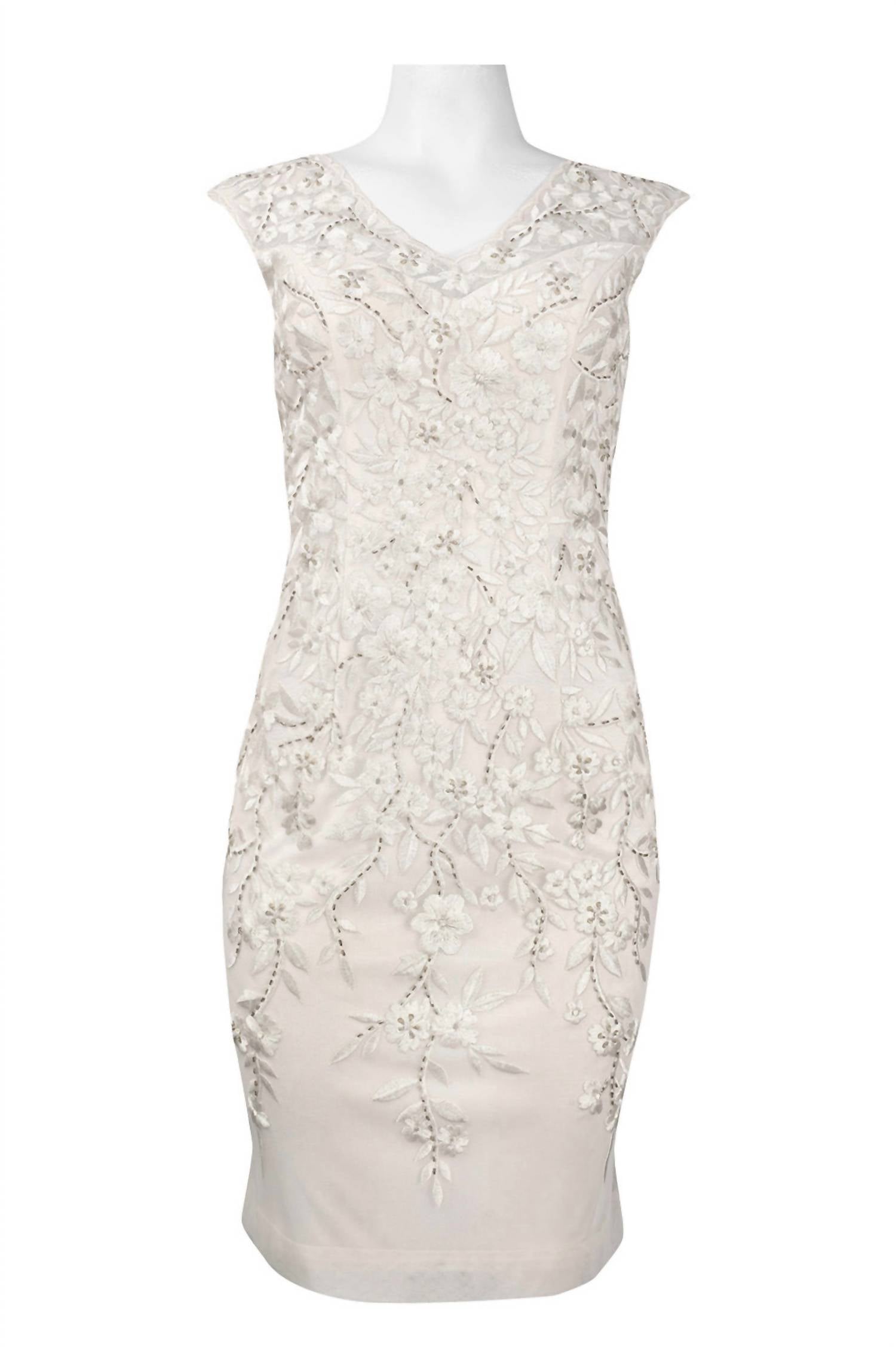 Платье с V-образным вырезом и цветочной вышивкой, рукавами-крылышками, белого цвета Suewong
Платье с V-образным вырезом и цветочной вышивкой, рукавами-крылышками, белого цвета Suewong