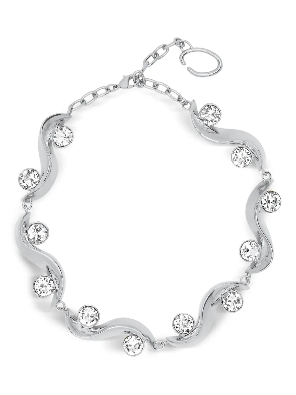 Колье с кристаллами Oscar de la Renta, серебяный
Колье с кристаллами Oscar de la Renta, серебяный