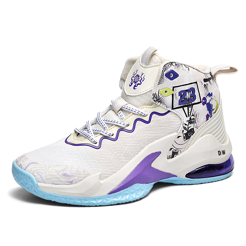 Баскетбольные кроссовки для детей и подростков со средним верхом, амортизирующие и устойчивые к истиранию D&W, бежевый/фиолетовый
Баскетбольные кроссовки для детей и подростков со средним верхом, амортизирующие и устойчивые к истиранию D&W, бежевый/фиолетовый