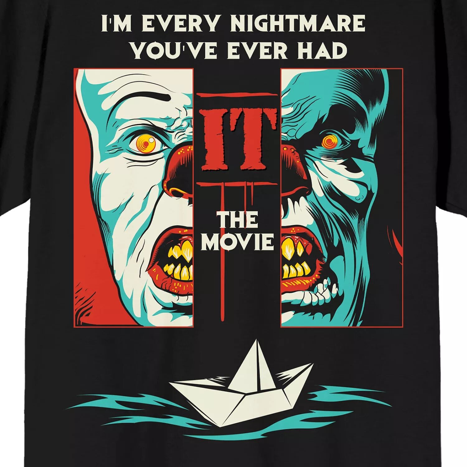 Мужская футболка It Classic 1990 года с разрезом на лице Licensed Character
Мужская футболка It Classic 1990 года с разрезом на лице Licensed Character