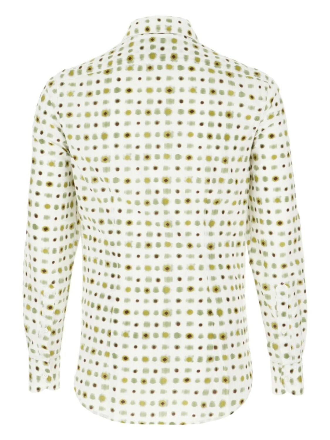 Хлопковая рубашка с абстрактным принтом 4FF, белый
Хлопковая рубашка с абстрактным принтом 4FF, белый