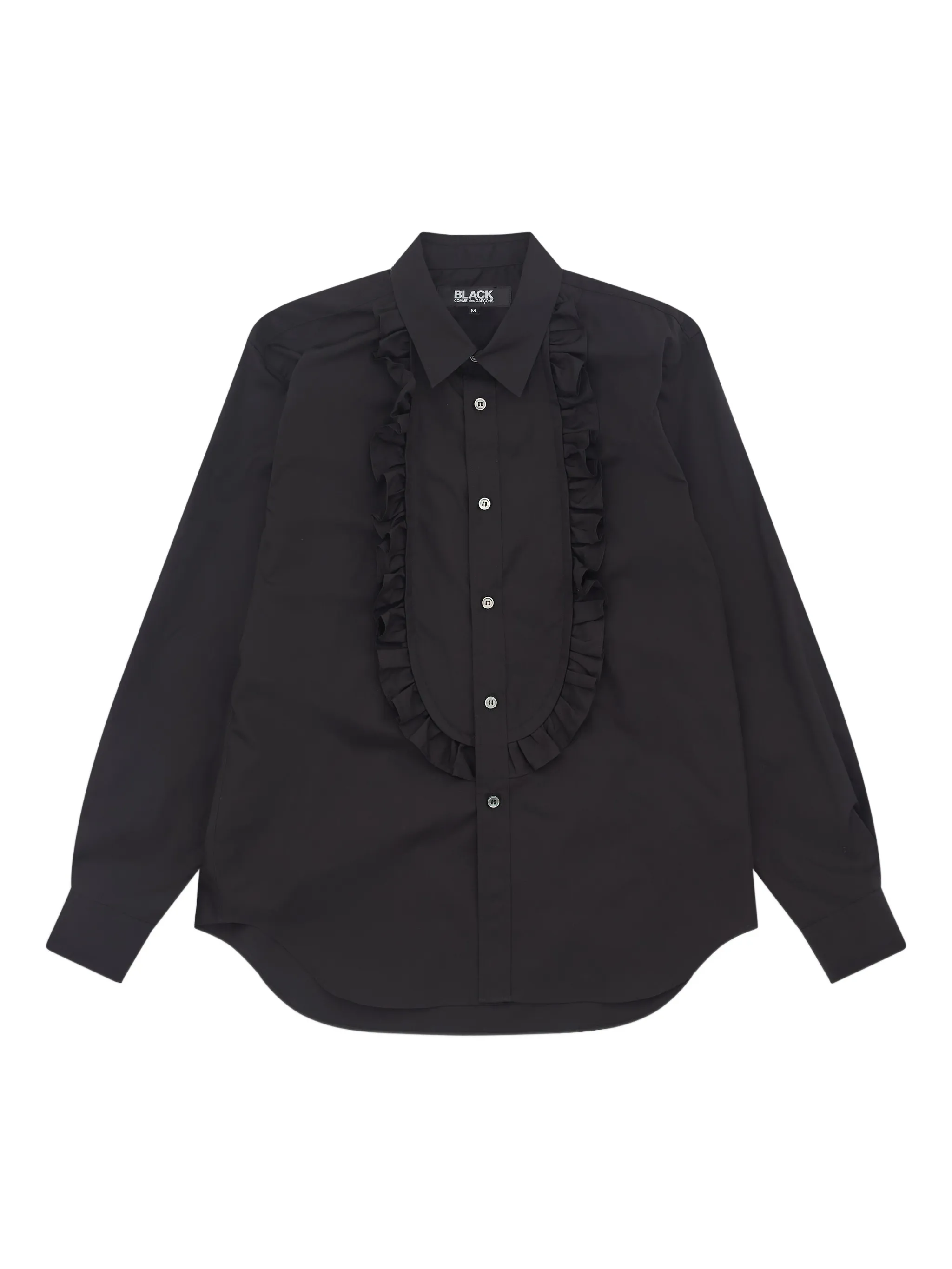 Рубашка с оборками Black Comme Des Garçons, черный
Рубашка с оборками Black Comme Des Garçons, черный