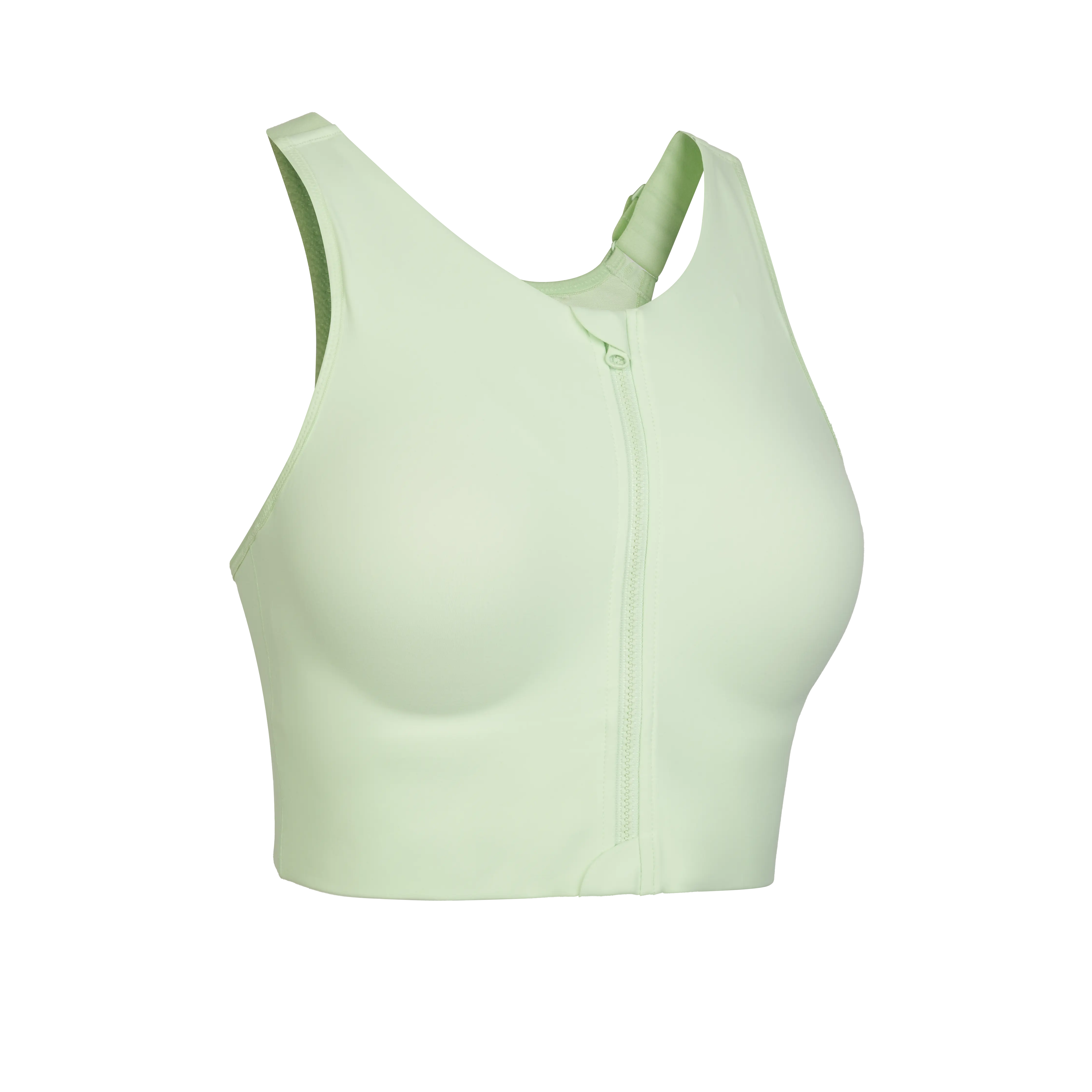 Женский спортивный топ Domyos с высокой поддержкой на молнии спереди удлинённый — ярко-зелёный
Женский спортивный топ Domyos с высокой поддержкой на молнии спереди удлинённый — ярко-зелёный