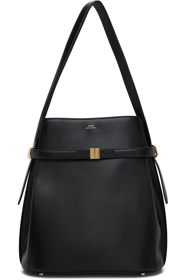 Кожаная поясная сумка-ведро Toteme, черный
Кожаная поясная сумка-ведро Toteme, черный