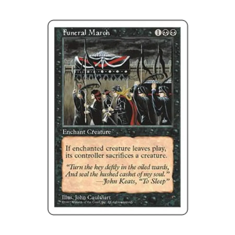 CCG Похоронный марш (С), MTG - 5th Edition
CCG Похоронный марш (С), MTG - 5th Edition