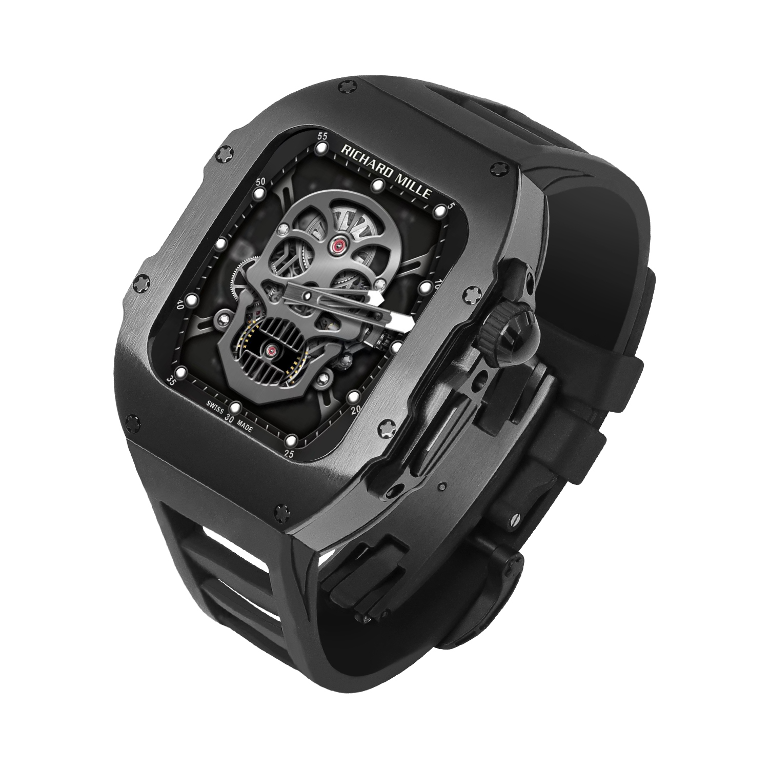 Ремешок для часов Apple Совместимость Нержавеющая сталь Материал Vobafe, Серебристый корпус + черный ремешок
Ремешок для часов Apple Совместимость Нержавеющая сталь Материал Vobafe, Серебристый корпус + черный ремешок