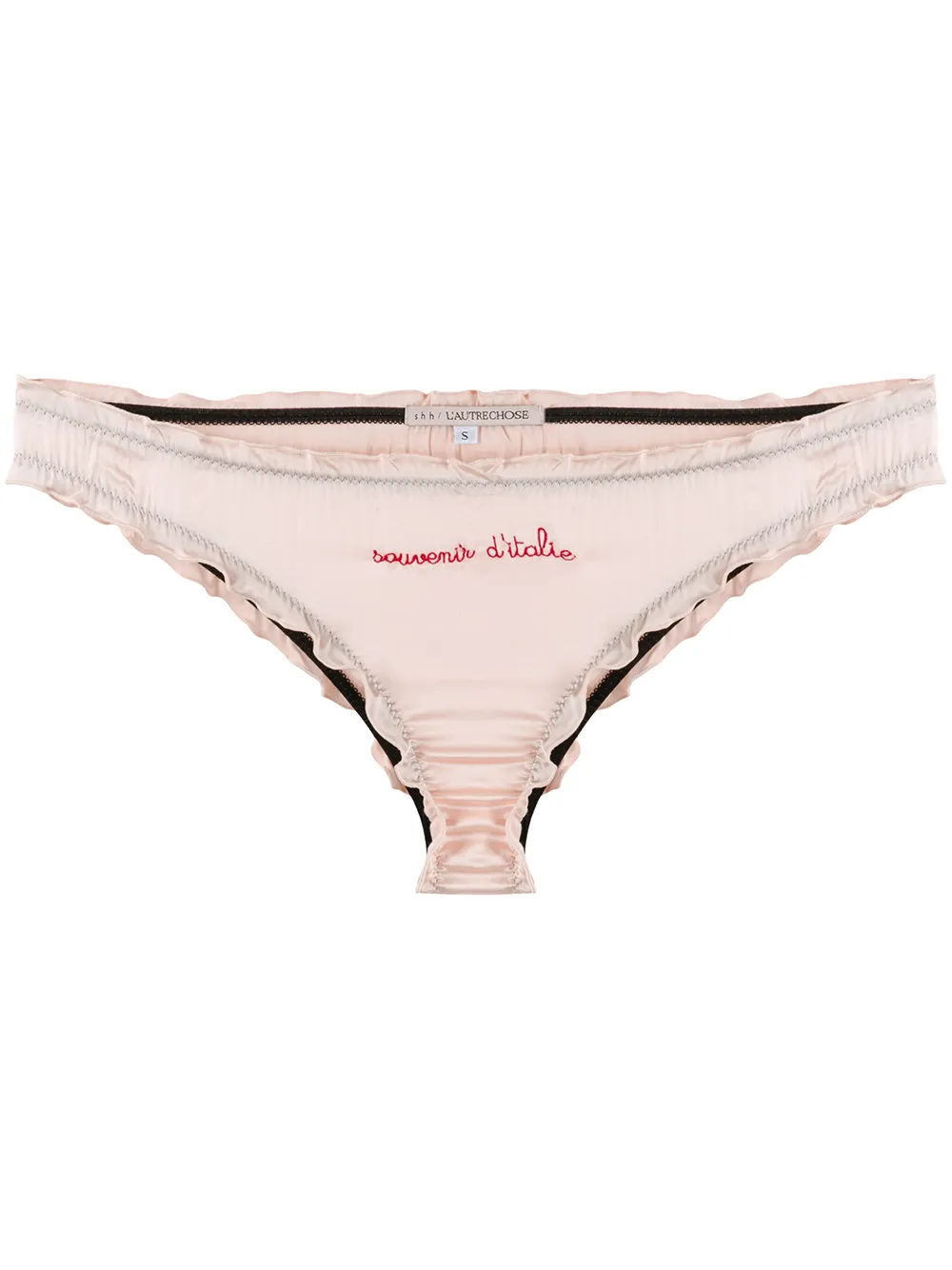 Трусы-слипы с вышивкой L'Autre Chose, розовый
Трусы-слипы с вышивкой L'Autre Chose, розовый