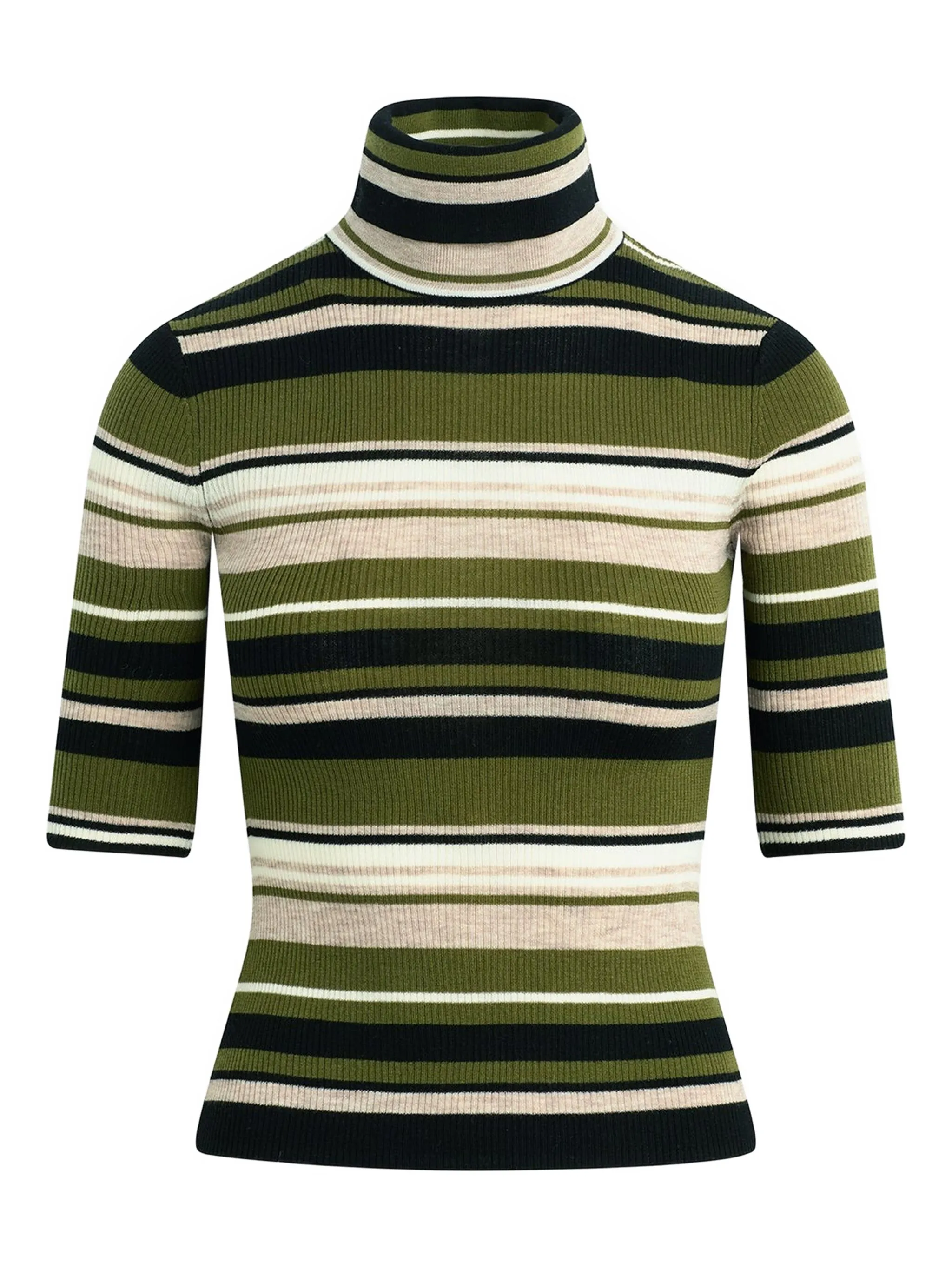 Полосатый топ с высоким воротником Favorite Daughter, зеленый
Полосатый топ с высоким воротником Favorite Daughter, зеленый