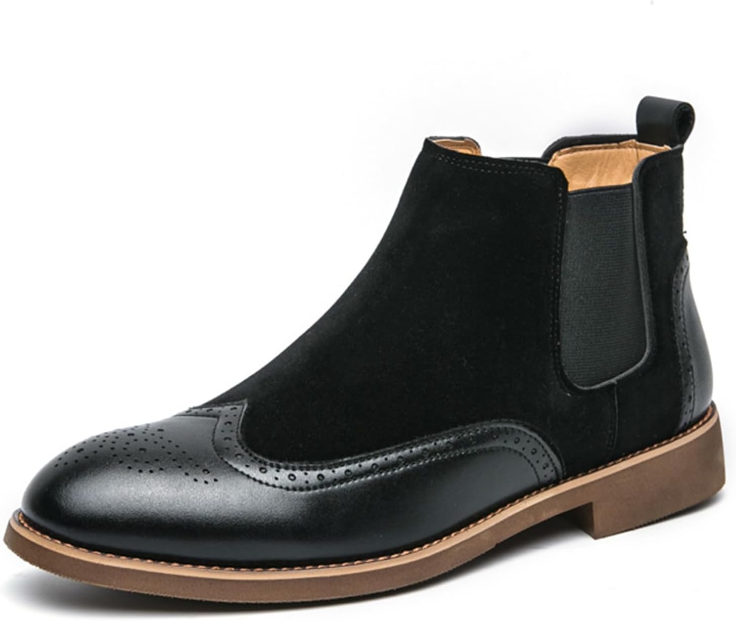 Мужские замшевые дерби-ботинки NXNBHSL с острым носком, челси с эластичной вставкой, модные ботинки с массивным каблуком, крыльями и щиколоткой для офиса, работы, свадьбы и официальных мероприятий, черный
Мужские замшевые дерби-ботинки NXNBHSL с острым носком, челси с эластичной вставкой, модные ботинки с массивным каблуком, крыльями и щиколоткой для офиса, работы, свадьбы и официальных мероприятий, черный