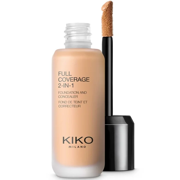 Тональный крем и консилер полного покрытия 2-в-1 Kiko Milano, 25 мл., цвет 60 warm beige 
Тональный крем и консилер полного покрытия 2-в-1 Kiko Milano, 25 мл., цвет 60 warm beige