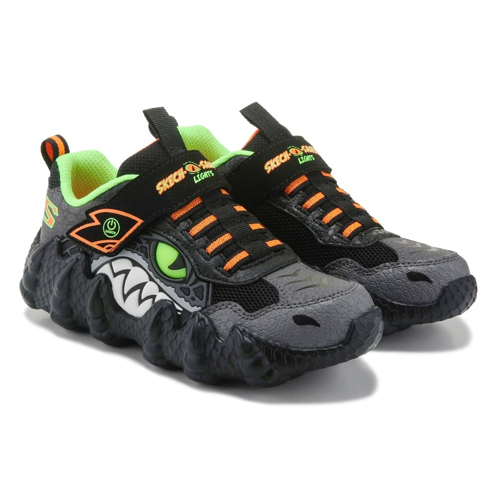 Светящиеся кроссовки Skech-O-Saurus для маленьких/больших детей Skechers, черный
Светящиеся кроссовки Skech-O-Saurus для маленьких/больших детей Skechers, черный