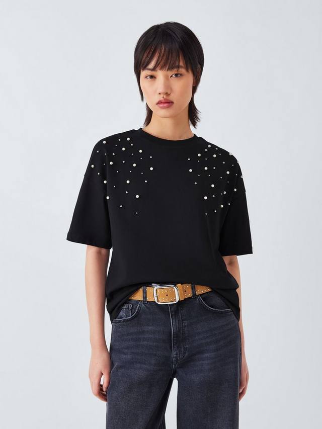 Футболка с имитацией жемчужных страз AND/OR, Black
Футболка с имитацией жемчужных страз AND/OR, Black