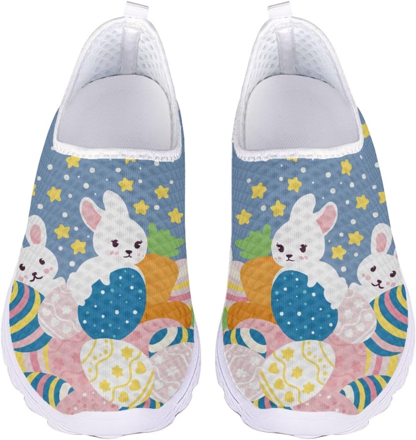 Женские и мужские кроссовки для ходьбы, сетчатые, с плоской подошвой, без застежки, дышащие, размеры США 5-12 Xixirimido, Cartoon Rabbit Easter Egg Stars
Женские и мужские кроссовки для ходьбы, сетчатые, с плоской подошвой, без застежки, дышащие, размеры США 5-12 Xixirimido, Cartoon Rabbit Easter Egg Stars